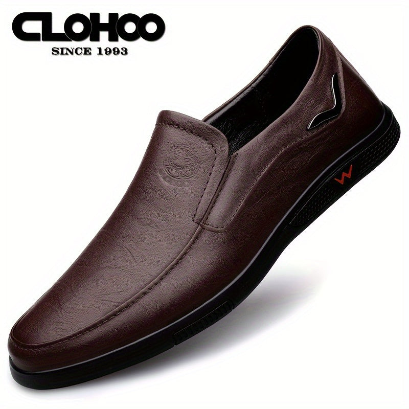 CLOHOO Men's Anti-Slip Fashion Slip-On Casual Shoes