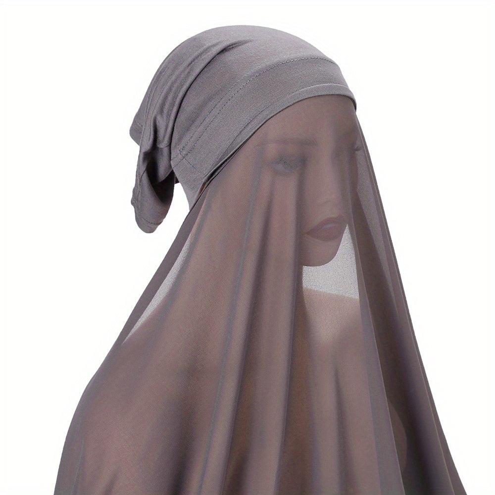 1 Set of Convenient Headscarf, Muslim Hijab,  Scarf