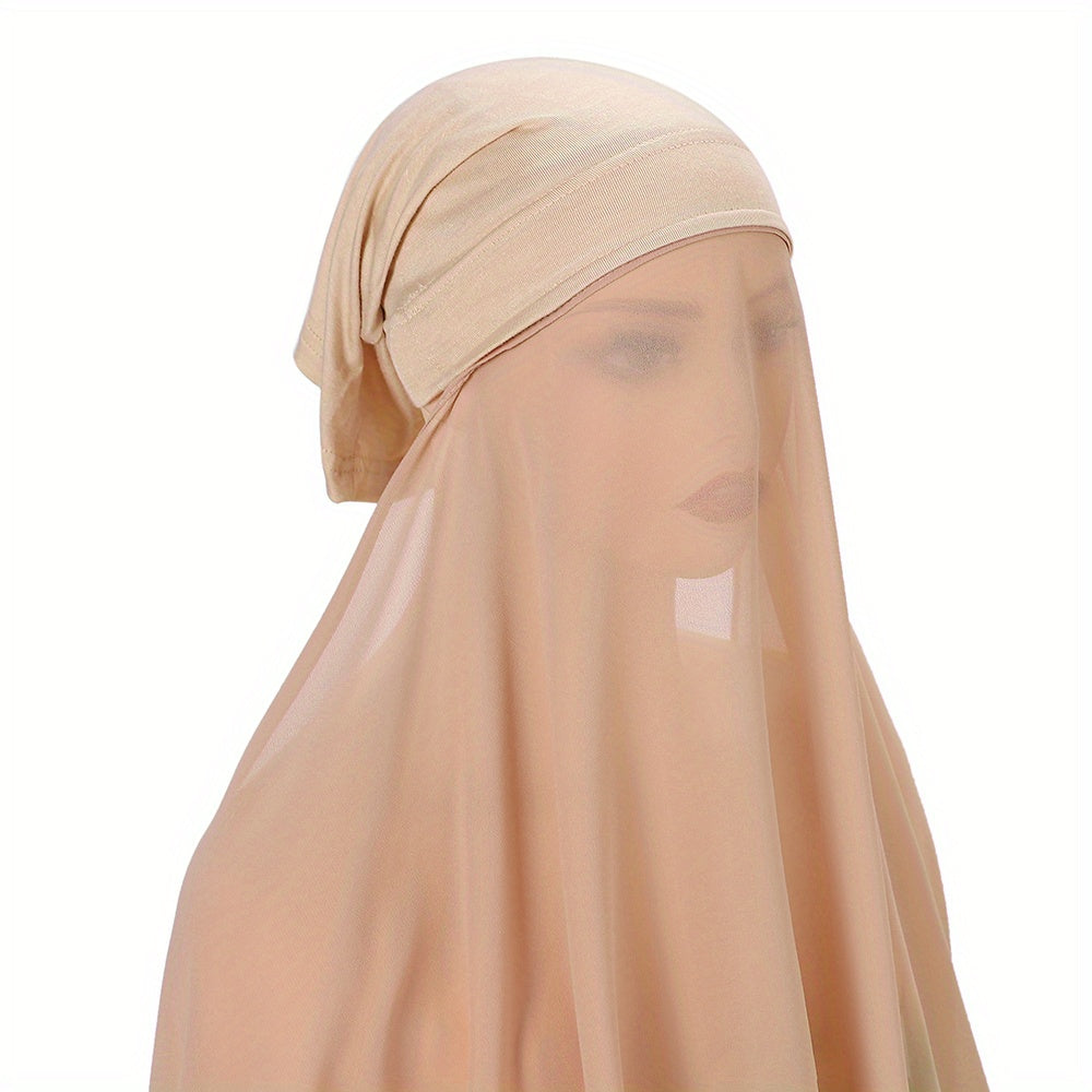 1 Set of Convenient Headscarf, Muslim Hijab,  Scarf