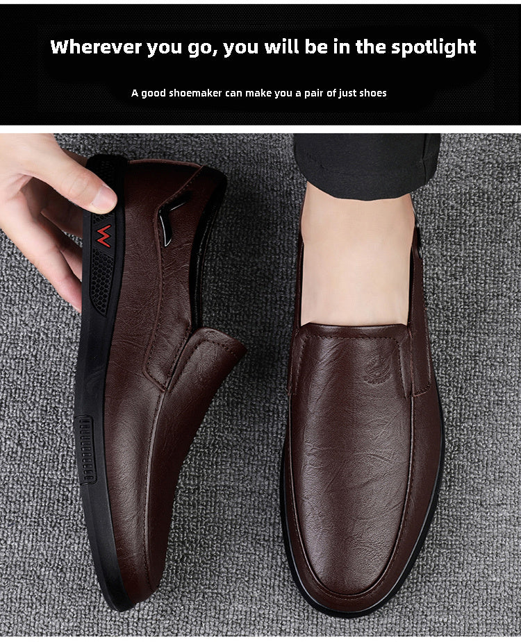 CLOHOO Men's Anti-Slip Fashion Slip-On Casual Shoes