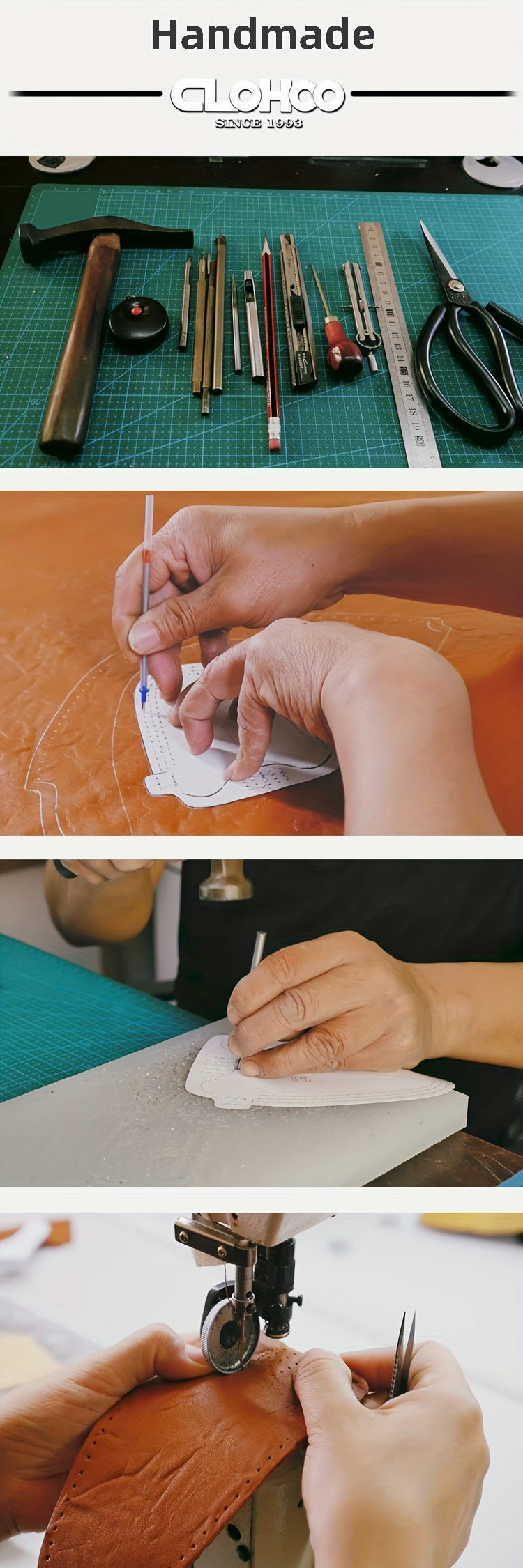 CLOHOO Men's Anti-Slip Fashion Slip-On Casual Shoes