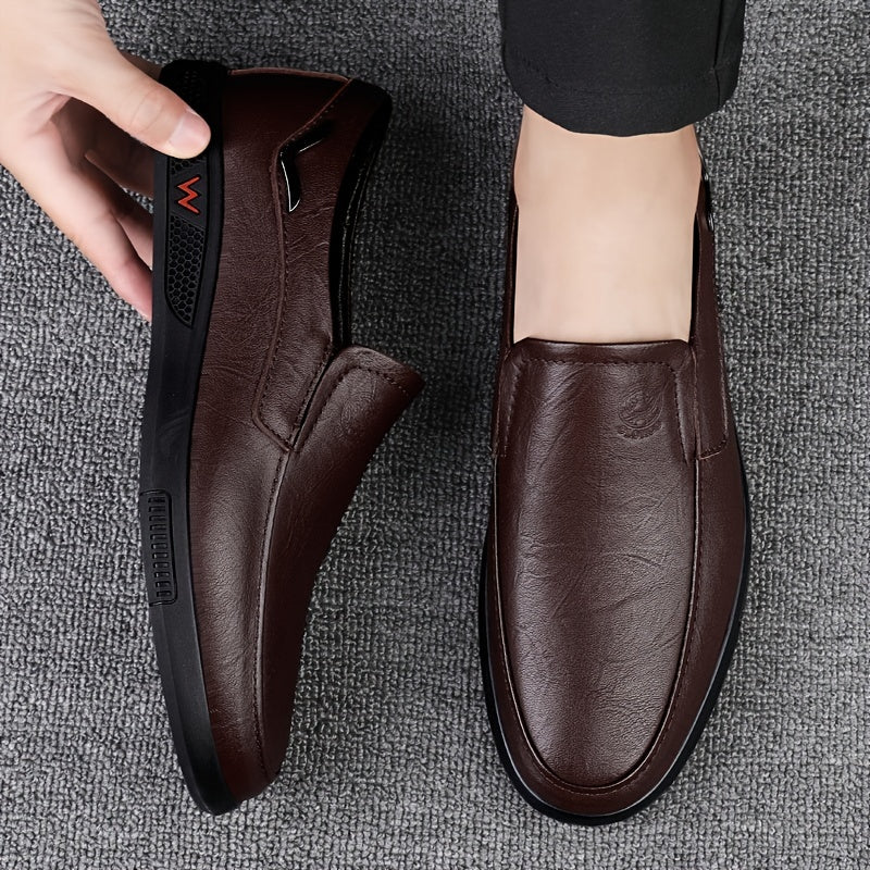 CLOHOO Men's Anti-Slip Fashion Slip-On Casual Shoes