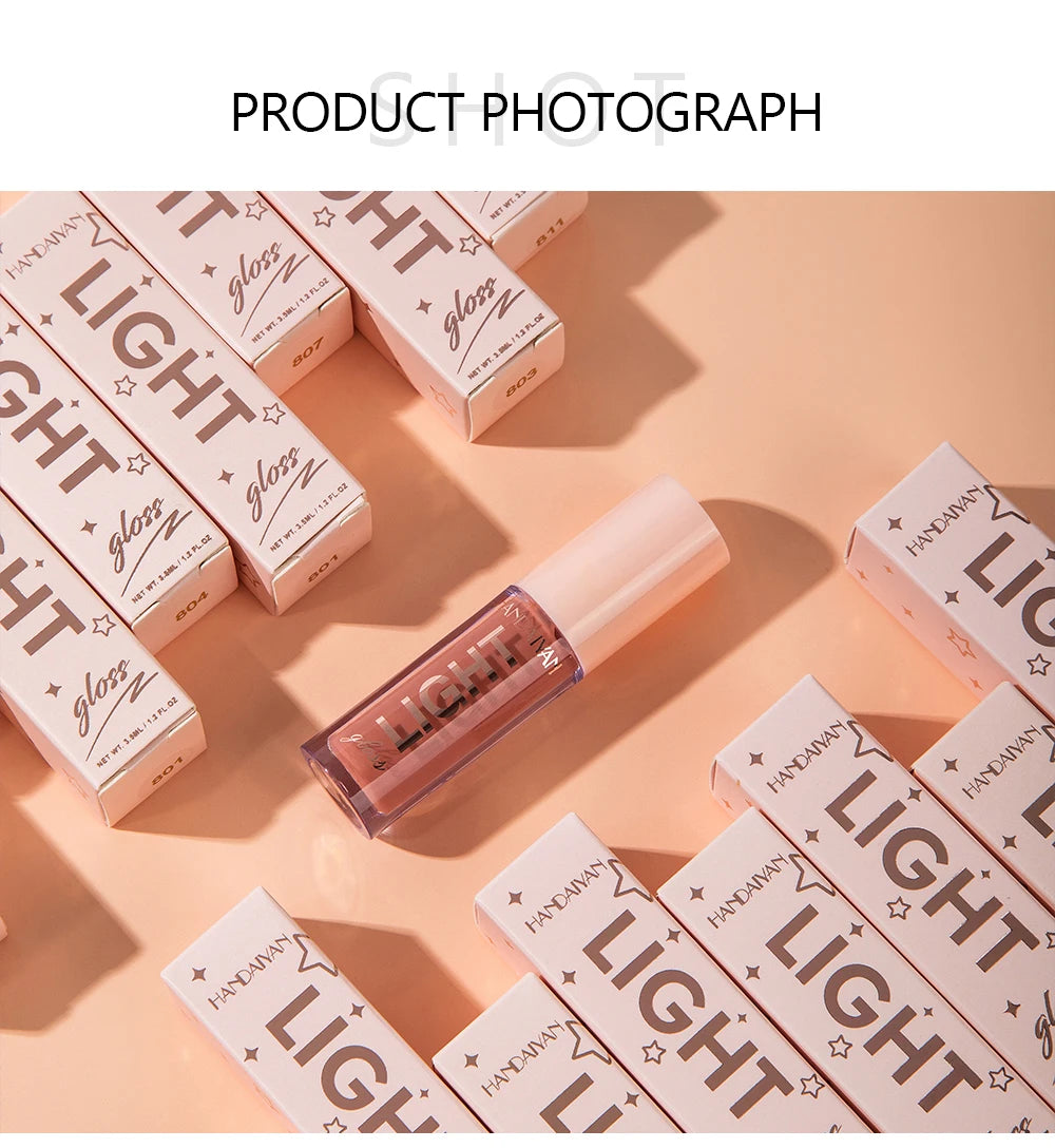 12 Colors Mirror Pearl Lip Gloss Waterproof Long Lasting Moisturizing Lipstick Shine Glitter Lip Gloss Women Makeup Cosmetic