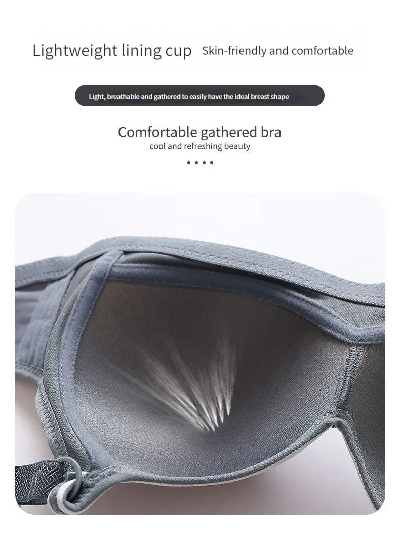 Large Size Push Up Bra Sexy Bra for Women Wire Free Bralette Comfortable Seamless Brassiere Thin Cup Female Lingerie
