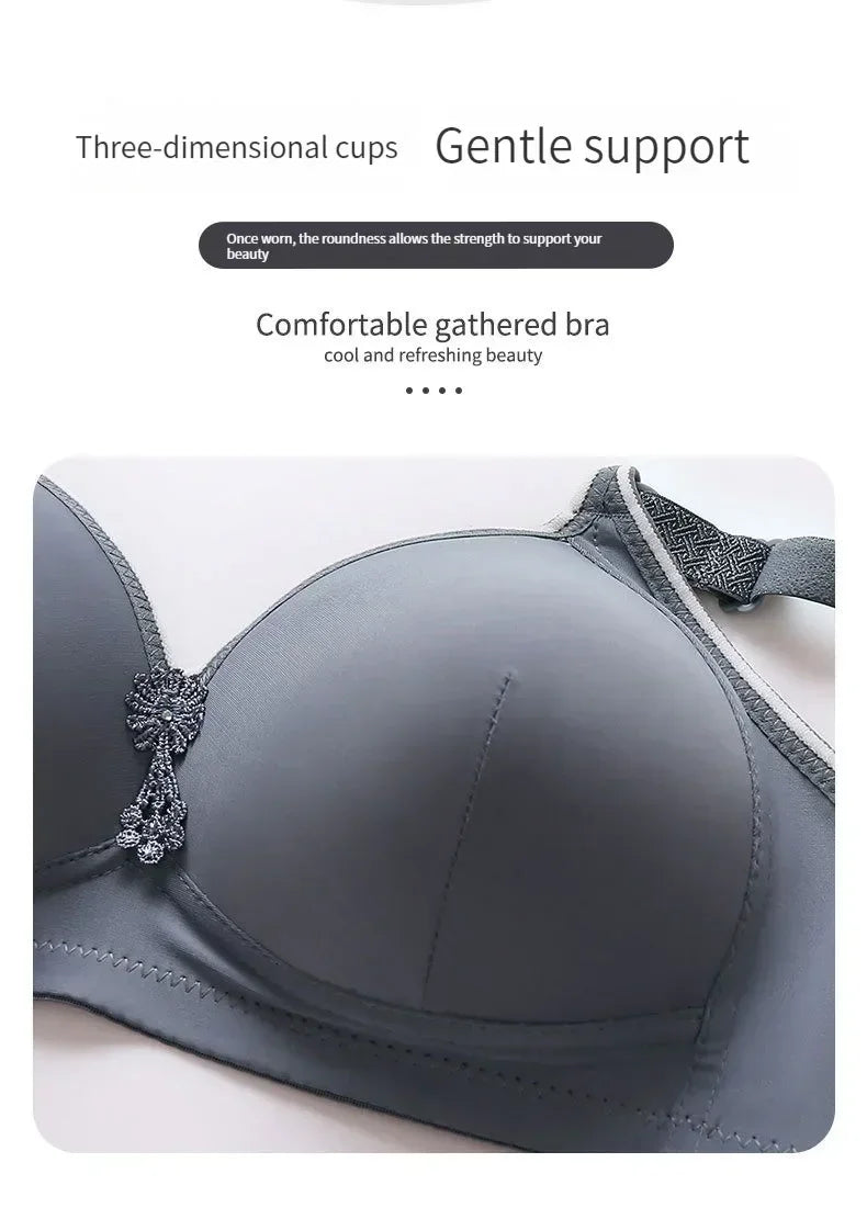 Large Size Push Up Bra Sexy Bra for Women Wire Free Bralette Comfortable Seamless Brassiere Thin Cup Female Lingerie