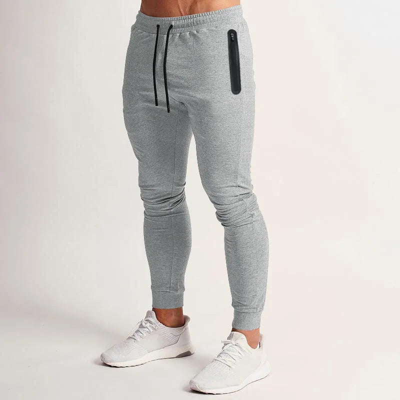 2025 New Spring and Summer Men's Casual Sports Trousers Fitness Trousers Men's Running Fitness Trousers