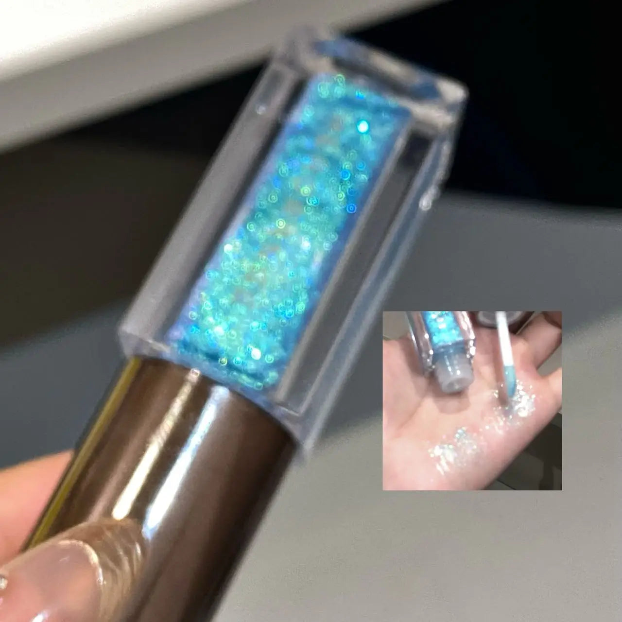 Herorange Starlight Radiant Lip Gloss Pearlescent Fine Shimmer Long-Lasting Moisturizing Non-Fading Non-Sticky Clear Watery Lip Glaze