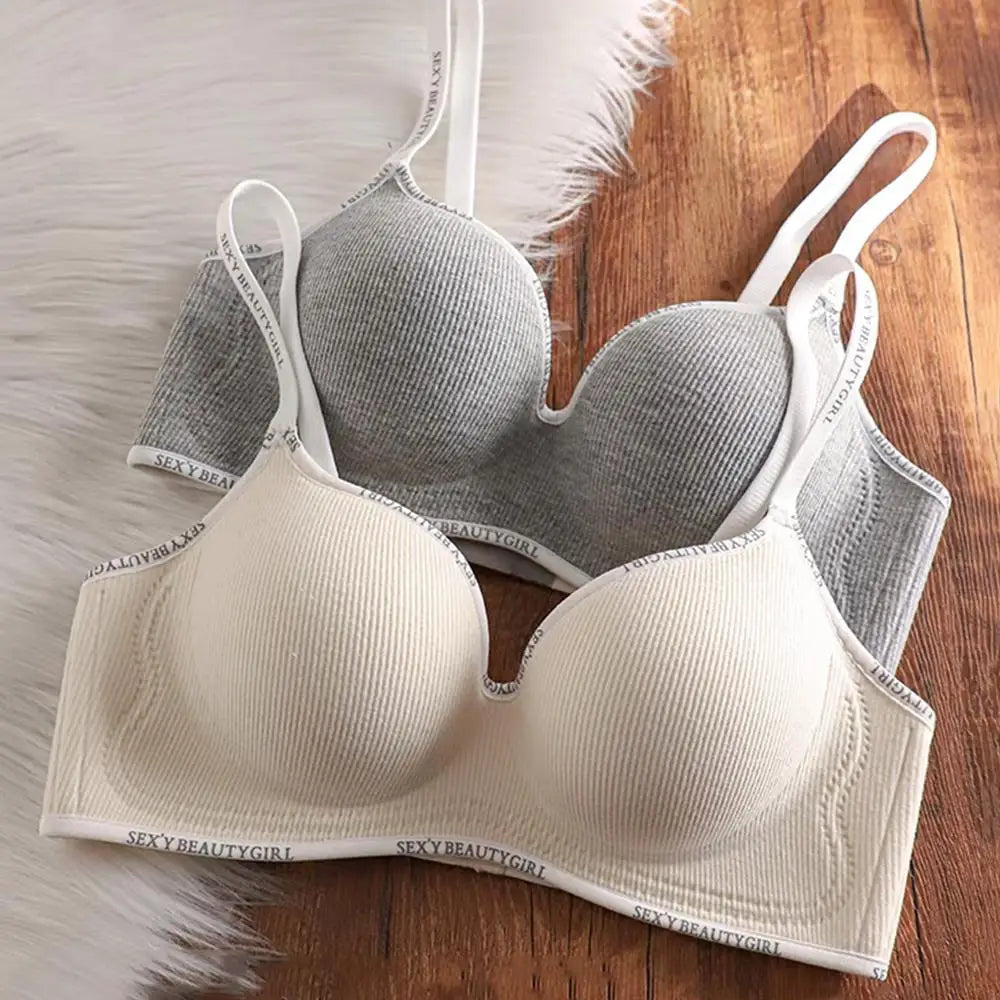 Small Breasts Push Up Bra Wireless Comfortable Underwear Seamless Invisible Bralette 3D Pads Support Bras Side Breast Collection
