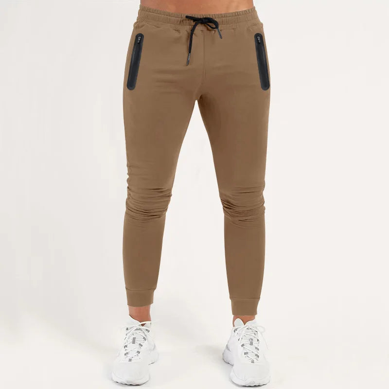 2025 New Spring and Summer Men's Casual Sports Trousers Fitness Trousers Men's Running Fitness Trousers