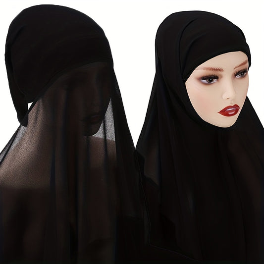 1 Set of Convenient Headscarf, Muslim Hijab,  Scarf
