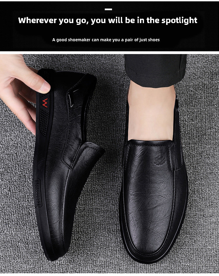 CLOHOO Men's Anti-Slip Fashion Slip-On Casual Shoes