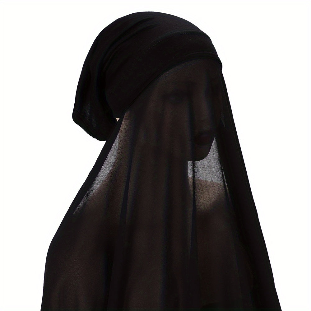 1 Set of Convenient Headscarf, Muslim Hijab,  Scarf
