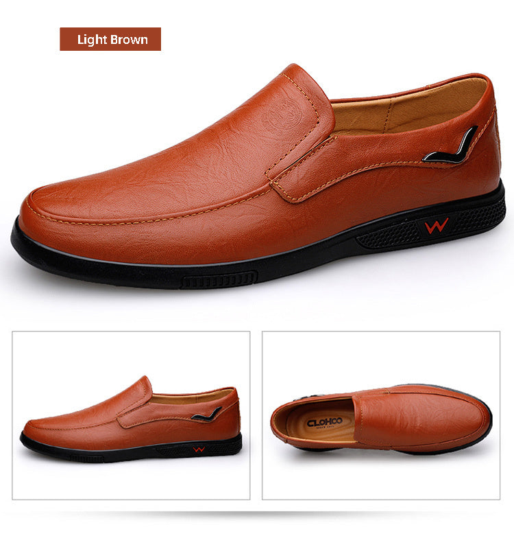 CLOHOO Men's Anti-Slip Fashion Slip-On Casual Shoes