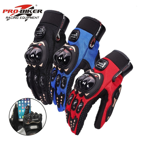 Suitable For Motorcycles, Road Bikes, Off-road Motorcycles, Spring, Summer, Autumn, And Winter Unisex Finger Touch Screen Gloves For Men And Women, Breathable Cycling Gloves, Motorcycle Gloves, Bicycle Gloves.